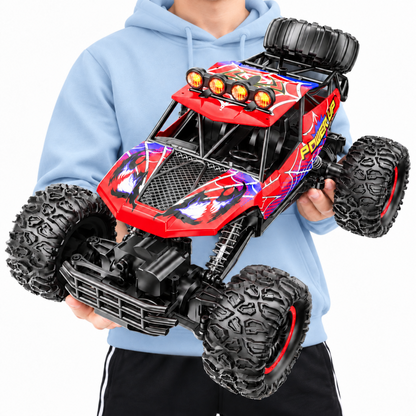 AOGSIYT 1:12 Remote Control Car, 4x4 Off Road RC Monster Truck, 20KM/H High Speed RC Truck with Metal Shell, LED Headlights for Boys 3-12 Kids Adults