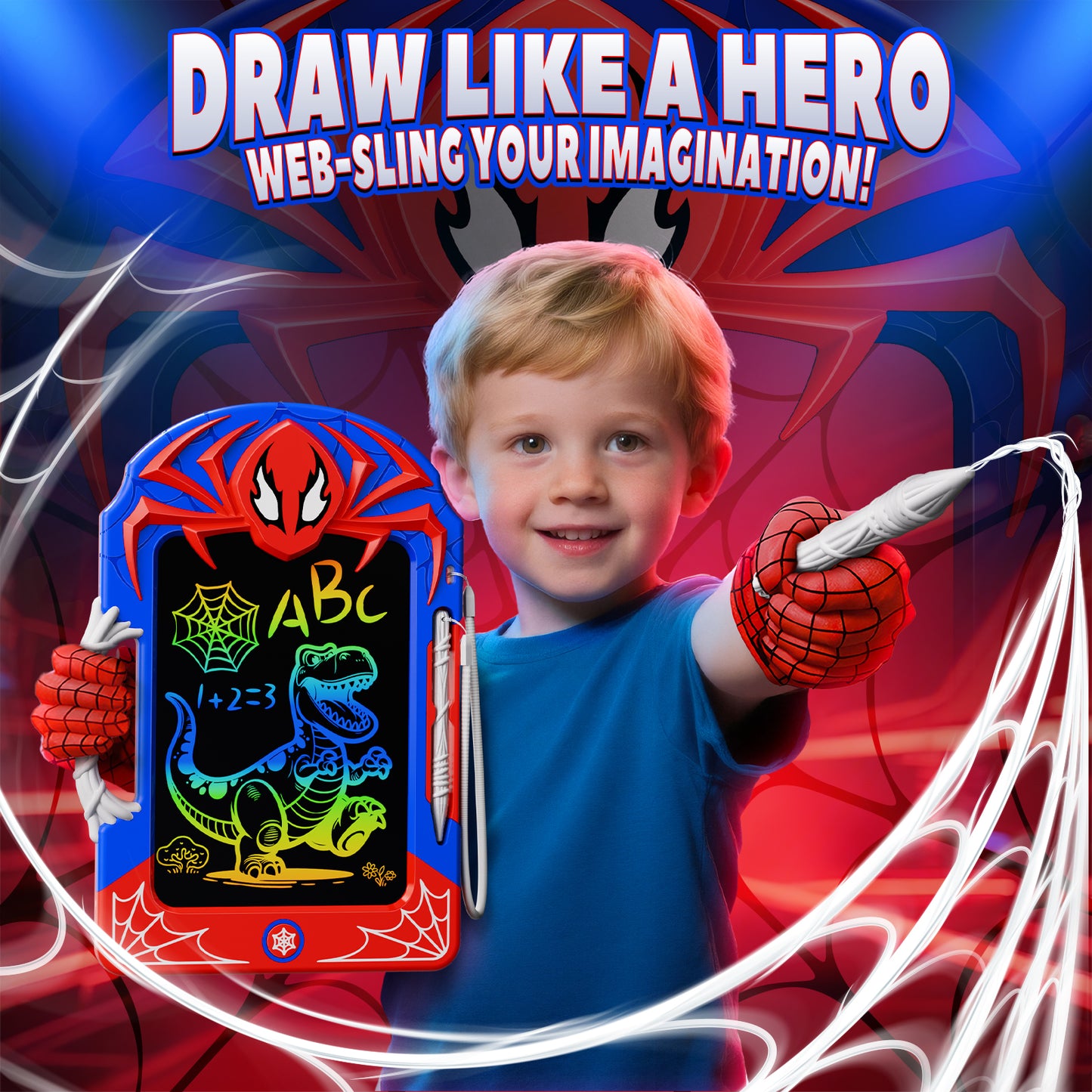Aogsiyt 1 Pack LCD Writing Tablet for Kids,8.5 inch Colorful Doodle Board Drawing Tablet,Educational Learning Toys Birthday Gifts for Boys Girls Age 3-8